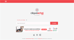 Desktop Screenshot of cliqueiachei.com.br